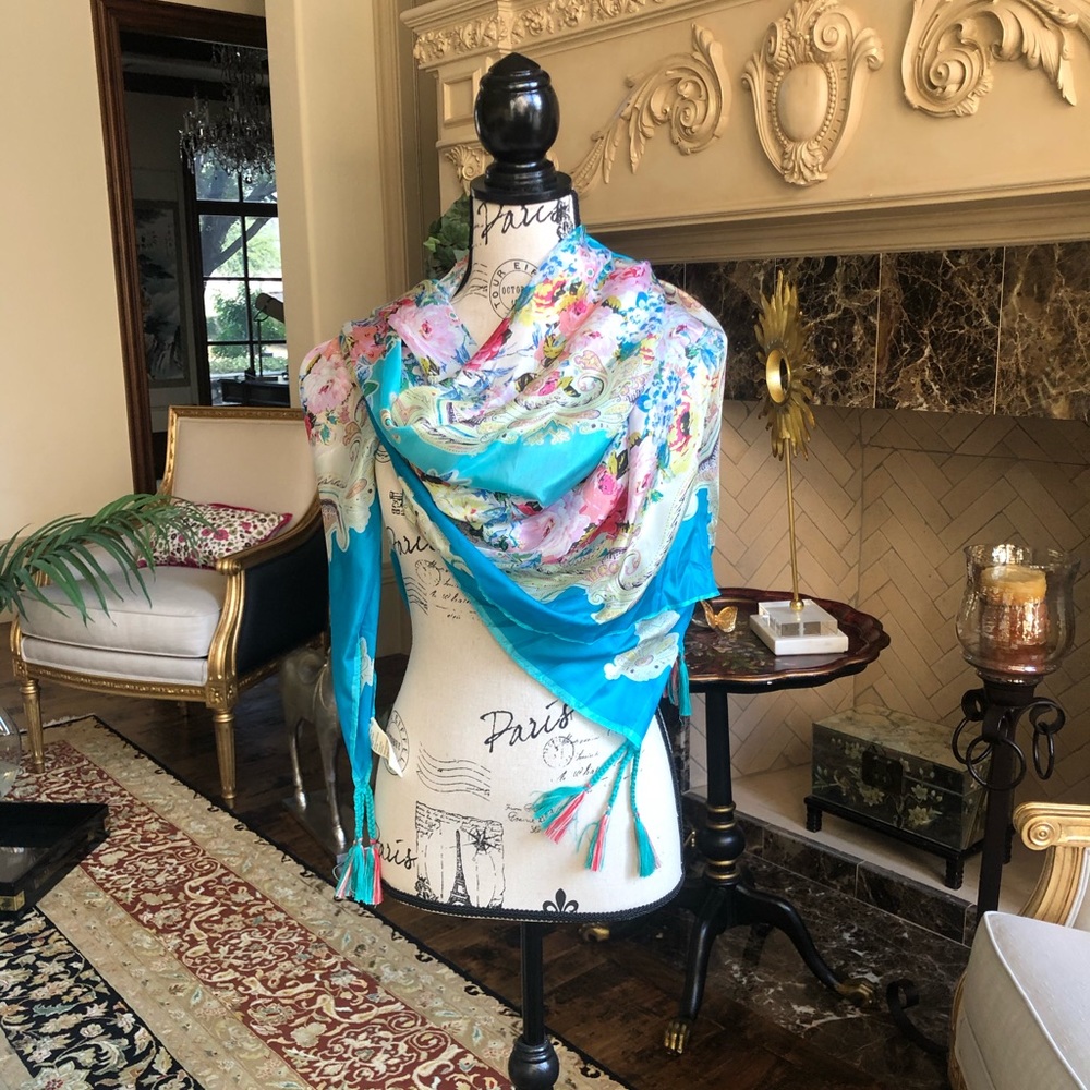 Johnny Was Silk Scarf